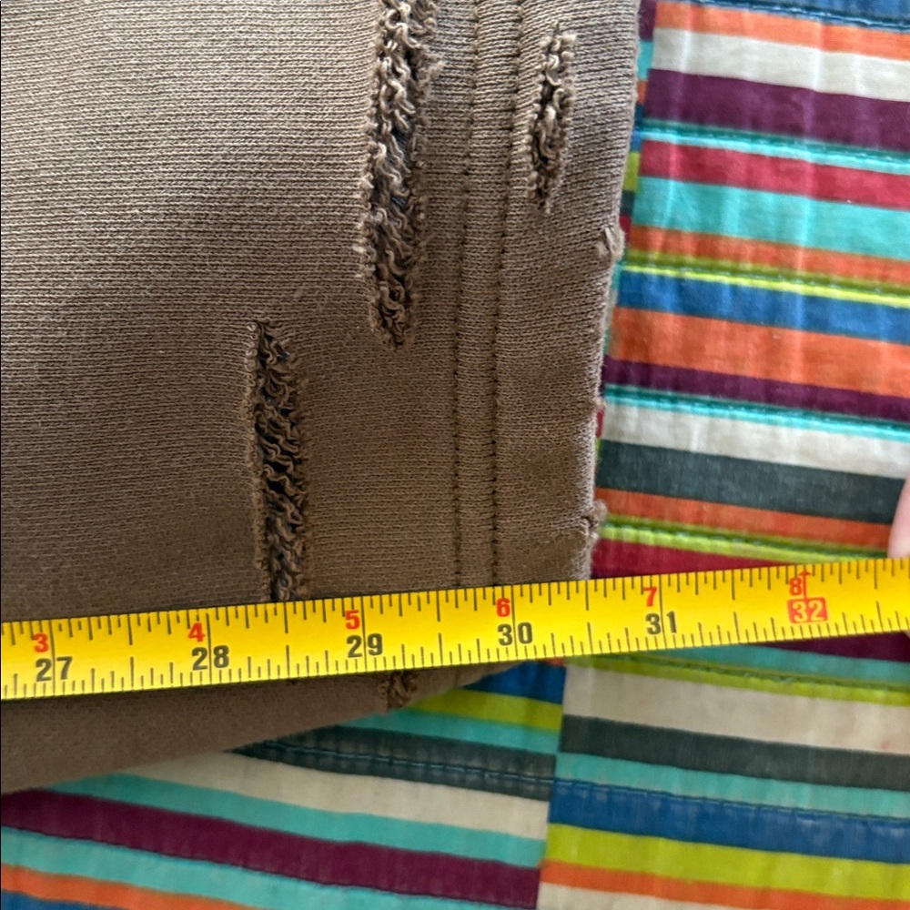 70% off Triple Sevens size small, oversized distressed beachside Sweatpant nwt - Picture 9 of 10